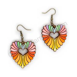 Heart earrings, ce00183