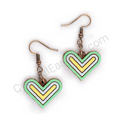 Heart earrings, ce00195