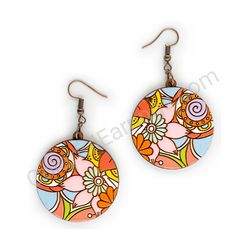 Floral Earrings, ce00224