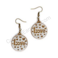 Heart earrings, ce00257