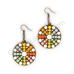 Mandala Earrings, ce00317