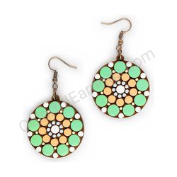 Mandala Earrings, ce00348