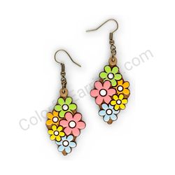 Floral Earrings, ce00379