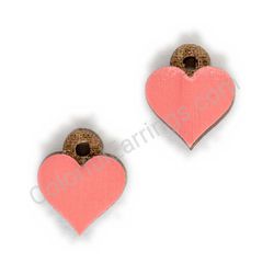 Heart earrings, ce00598