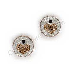 Heart earrings, ce00679