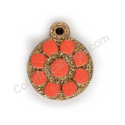 Wooden handmade folk necklace -