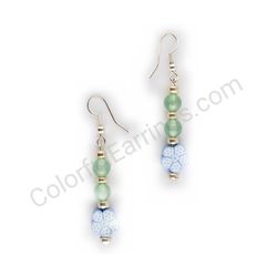 Beaded earrings, ce00724