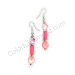 Beaded earrings, ce00741