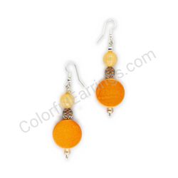 Beaded earrings, ce00742