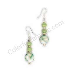 Beaded earrings, ce00745