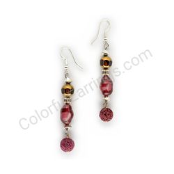 Beaded earrings, ce00747