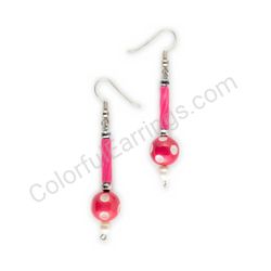 Beaded earrings, ce00750