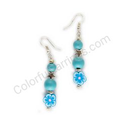 Beaded earrings, ce00752