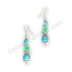 Beaded earrings, ce00761