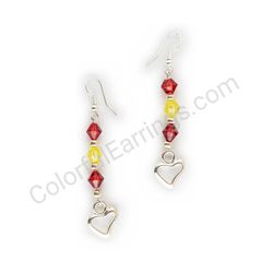 Beaded earrings, ce00765