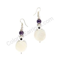 Beaded earrings, ce00768