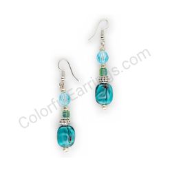 Beaded earrings, ce00775