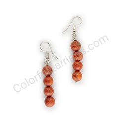 Beaded earrings, ce00776