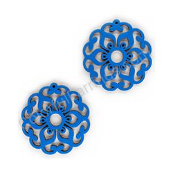 Lace Earrings, ce00962